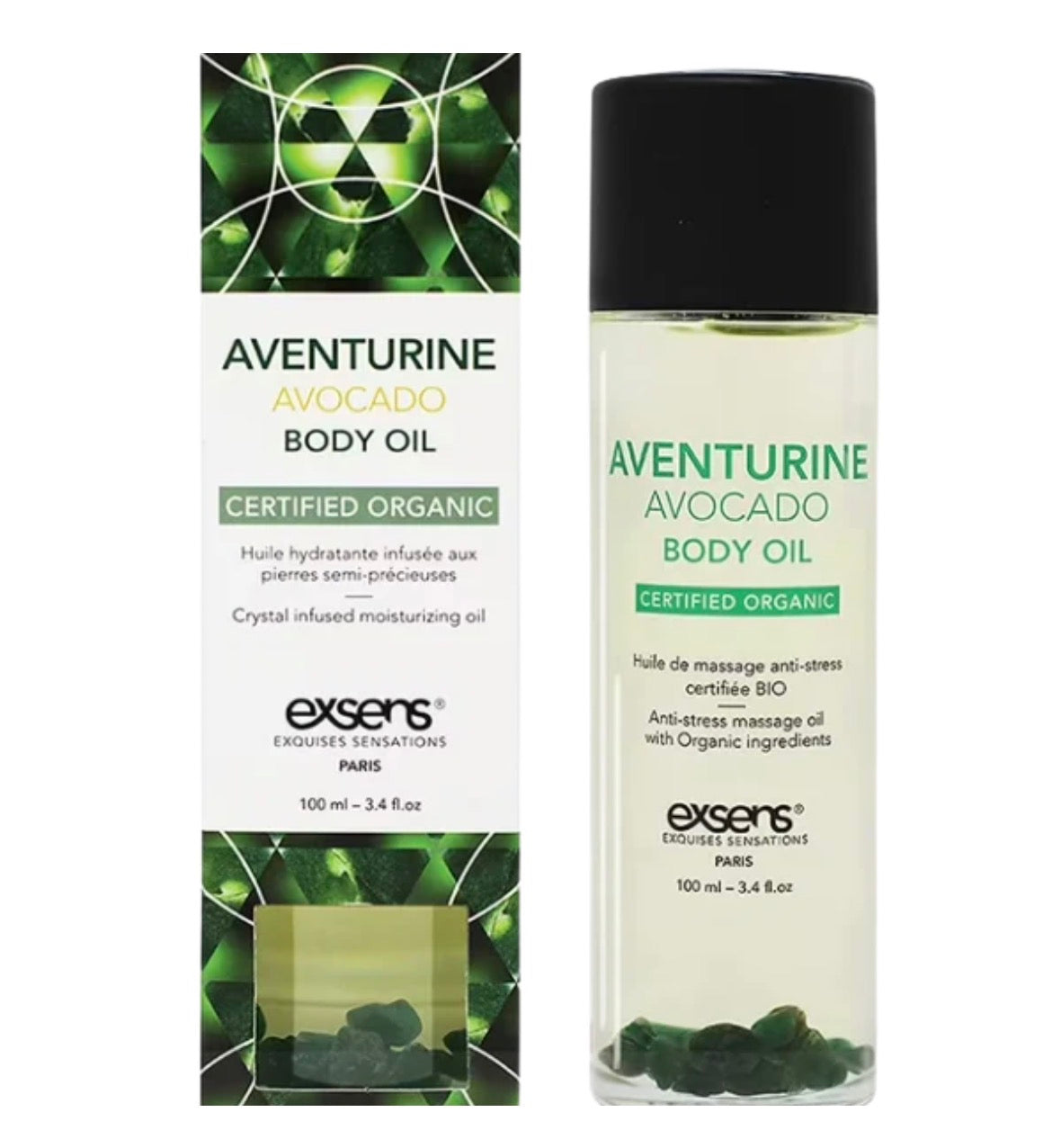 Crystal Infused Body Oil - Avocado
