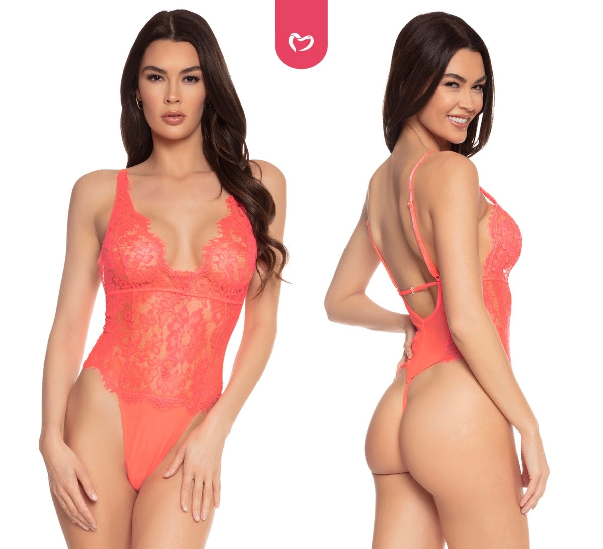 Eyelash Lace & Mesh Teddy