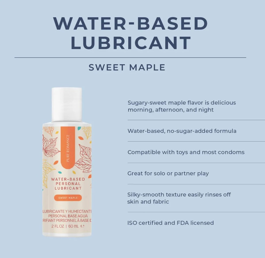 Water-Based Personal Lubricant - Sweet Maple